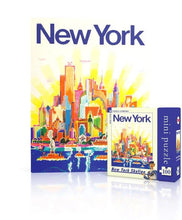 Load image into Gallery viewer, New York Skyline Mini Jigsaw Puzzle – 100 Pieces by New York Puzzle Co.

