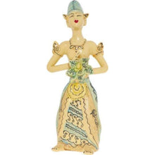 Load image into Gallery viewer, Hand Painted Ceramic Javanese Man Statue – Cultural Home Décor 42cm
