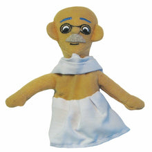 Load image into Gallery viewer, Mahatma Gandhi Magnetic Personality – Finger Puppet &amp; Fridge Magnet | The Unemployed Philosophers Guild
