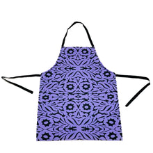 Load image into Gallery viewer, Mexican Oaxaca Embroidery Design Apron – Purple | MexiPop Art by Wajiro Dream
