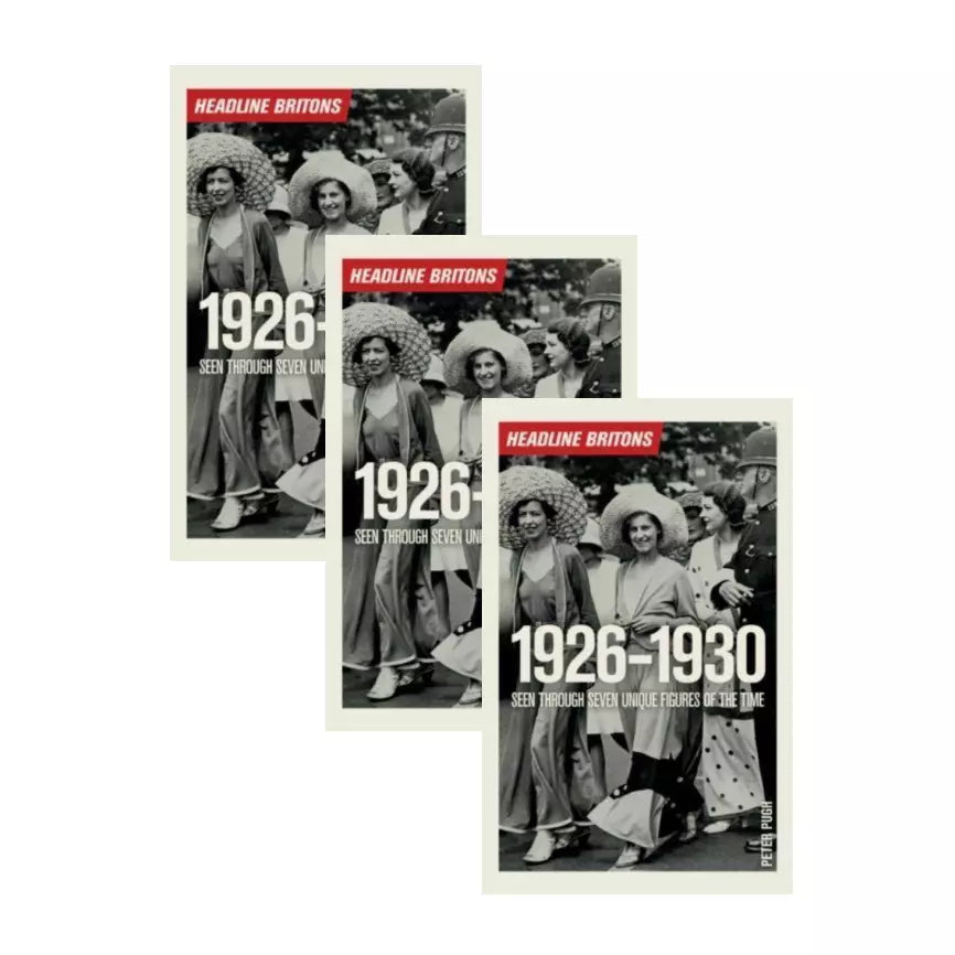 Set of 3 Books: HEADLINE BRITONS 1926-30 by Peter Pugh - Book