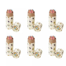 Load image into Gallery viewer, Set of 6 Egyptian Hieroglyphs Colouring Pencils in Tube | Kids Gift
