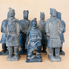 Load image into Gallery viewer, Set of 7 Terracotta Xian Warriors Ornaments
