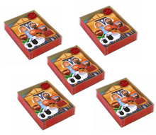 Load image into Gallery viewer, Set of 5 Boxes Nativity Tri-Fold Christmas Notecards Sets (10 Cards each)
