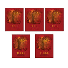 Load image into Gallery viewer, Set of 5 Hell Passport Notebooks – Ruled Devilish Travel Journals 48 Pages
