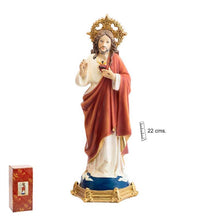 Load image into Gallery viewer, Sacred Heart of Jesus Resin Statue 22cm
