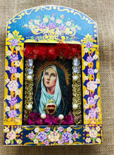 Load and play video in Gallery viewer, Our Lady of Sorrows Shrine 26cm - Mexican Handmade Folk Art
