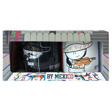 Load image into Gallery viewer, Coffee Enamel Mug Mexican Mariachis Set of 2 - ByMexico
