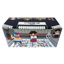 Load image into Gallery viewer, Coffee Enamel Mexico Tenango Style Mug Set of 2 - ByMexico
