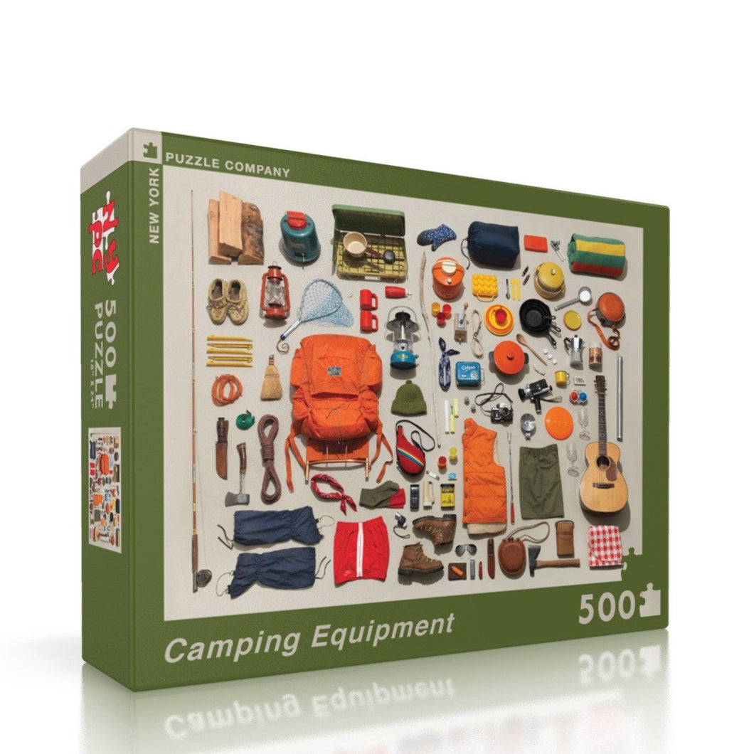 Camping Equipment Jigsaw Puzzle 500 Pieces - New York Puzzle Company