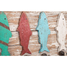 Load image into Gallery viewer, Key Ring Holder - Fishes Home Wall Decor
