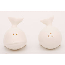 Load image into Gallery viewer, Whales Salt and Pepper Ceramic Set
