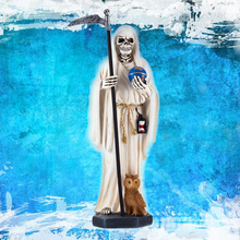 Load image into Gallery viewer, White Saint of Holy Death Standing Statue 30 cm
