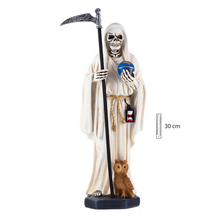 Load image into Gallery viewer, White Saint of Holy Death Standing Statue 30 cm
