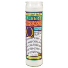 Load image into Gallery viewer, Albert Einstein Glass Candle with Prayer
