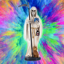 Load image into Gallery viewer, White Saint of Holy Death Standing Statue 30 cm
