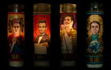 Load image into Gallery viewer, Set of 4 Darwin Secular Saint Candles Glass  - The Unemployed Philosophers Guild -
