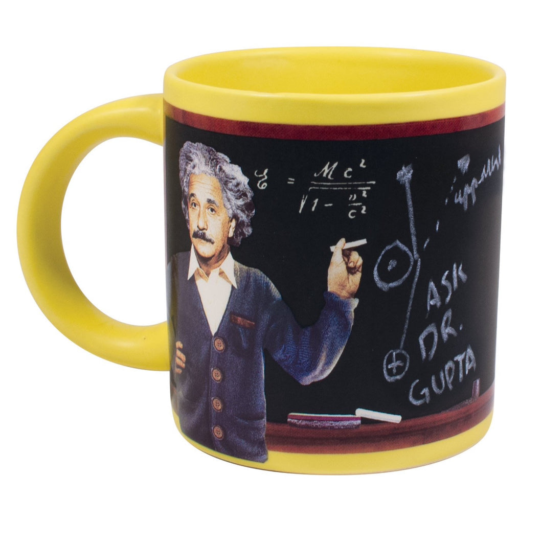 Set of 4 Einstein's Blackboard Coffee Mugs