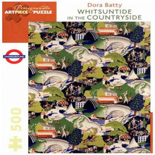 Load image into Gallery viewer, Set of 4 Dora Batty Jigsaw Puzzles: Whitsuntide in the Countryside 500-Piece Jigsaw
