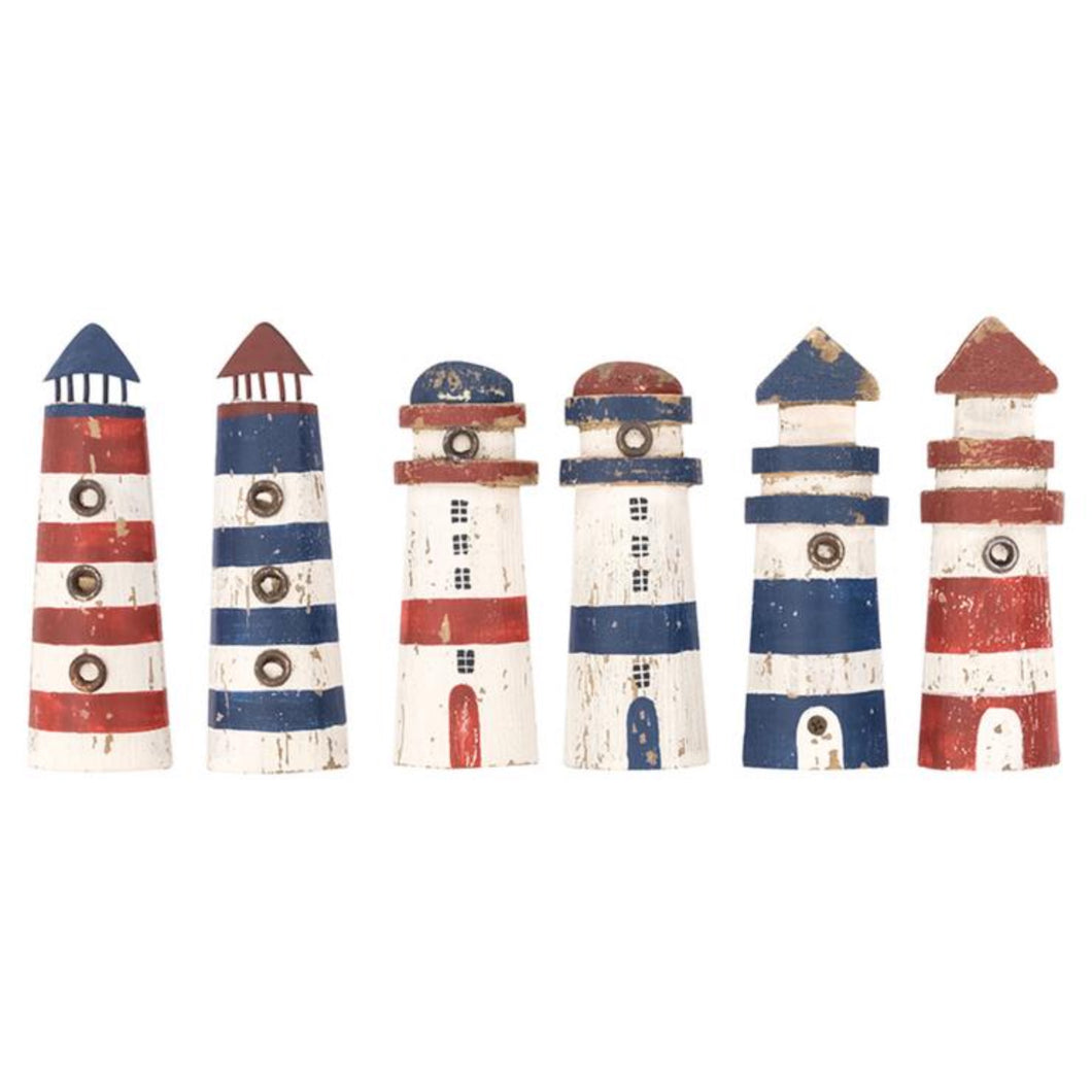 Wooden Fridge Magnets- Lighthouses