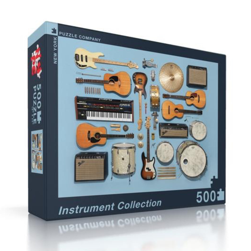 Musical Instruments Collection - 500 Pieces Jigsaw Puzzle - The New York Puzzle Company