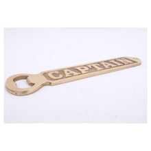 Load image into Gallery viewer, Captain&#39;s Bottle Opener Solid Brass 18cm
