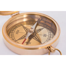 Load image into Gallery viewer, Brass Compass with Wooden Box 8cm
