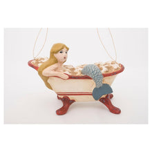 Load image into Gallery viewer, Mermaid in a Bath Hanging Figurine 25x18cm
