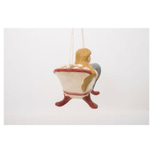 Load image into Gallery viewer, Mermaid in a Bath Hanging Figurine 25x18cm
