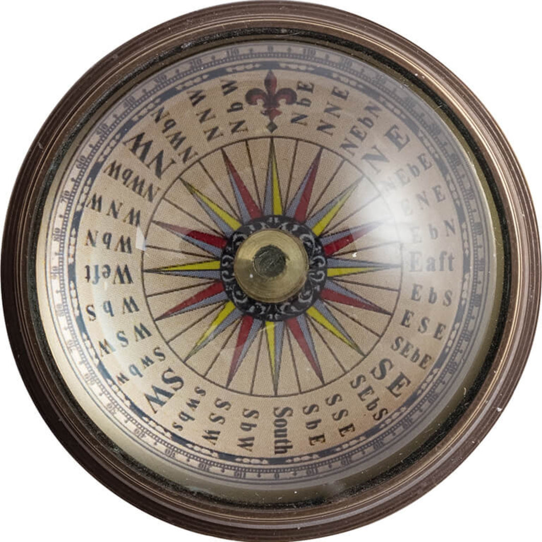 Compass with Magnifying Glass Ø:6cm