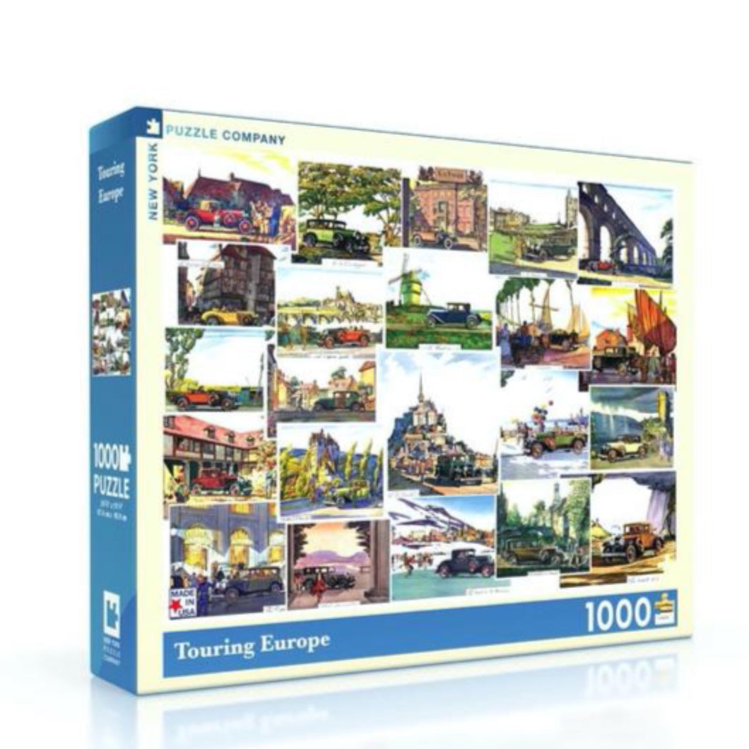 Touring Europe 1000 Pieces Jigsaw Puzzle - The New York Puzzle Company