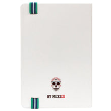 Load image into Gallery viewer, White Mexican Skull 21cm Notebook - ByMexico
