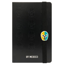 Load image into Gallery viewer, Mexican Wrestling 21cm Notebook Black - ByMexico
