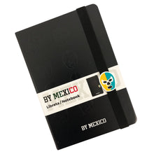 Load image into Gallery viewer, Mexican Wrestling 21cm Notebook Black - ByMexico
