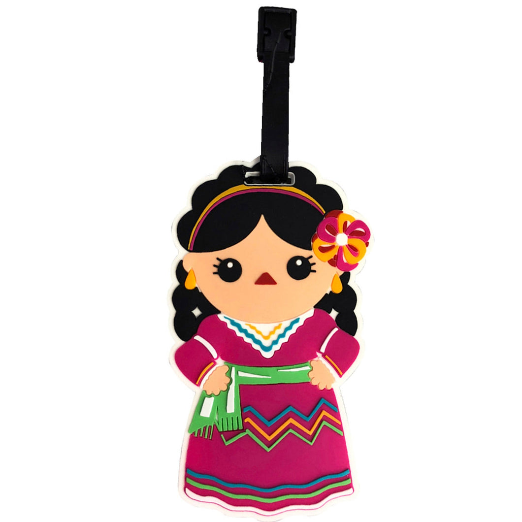 Novelty Luggage Tag Jalisco Doll 12cm - ByMexico