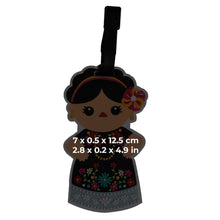 Load image into Gallery viewer, Novelty Luggage Tag Mexican Doll 12cm - ByMexico
