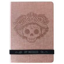Load image into Gallery viewer, Pink Mexican Catrina 21cm Notebook - ByMexico
