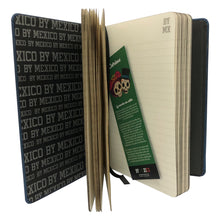 Load image into Gallery viewer, Blue Mexican Catrin 21cm Notebook - ByMexico
