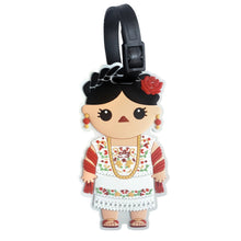 Load image into Gallery viewer, Novelty Luggage Tag Mayan Doll 12cm - ByMexico
