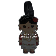 Load image into Gallery viewer, Novelty Luggage Tag Mayan Doll 12cm - ByMexico
