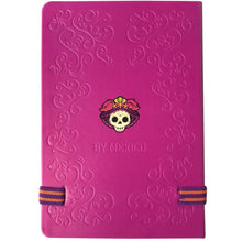 Load image into Gallery viewer, Pink Mexican Catrina 21cm Notebook - ByMexico
