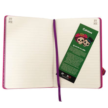 Load image into Gallery viewer, Pink Mexican Catrina 21cm Notebook - ByMexico
