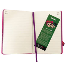 Load image into Gallery viewer, Pink Mexican Catrina 21cm Notebook - ByMexico
