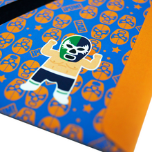 Load image into Gallery viewer, Mexican Wrestler Laminated Paper Wallet 11 x 8.5 cm - ByMexico
