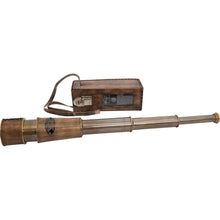 Load image into Gallery viewer, Functioning Replica Telescope with Leather Case L59cm
