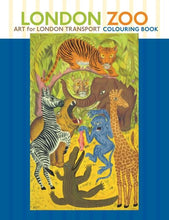 Load image into Gallery viewer, London Zoo: Art for London Transport Colouring Book
