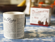 Load image into Gallery viewer, Set of 4 Disappearing Civil Liberties Mugs By The Unemployed Philosophers Guild
