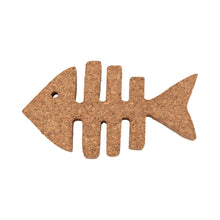 Load image into Gallery viewer, Fish Bone in Cork Table Mat - Set of 2
