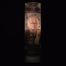 Load image into Gallery viewer, Set of 4 Darwin Secular Saint Candles Glass  - The Unemployed Philosophers Guild -
