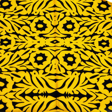 Load image into Gallery viewer, Mexican Oaxaca Embroidery Design Yellow - Mexipop Art Design
